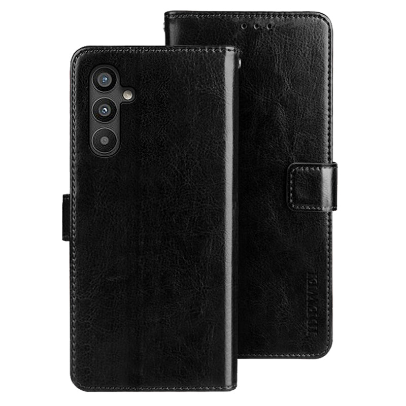 IDEWEI For Samsung Galaxy A34 5G PU Leather Flip Phone Cover Protective Case Stand Feature Crazy Horse Texture Wallet IDEWEI For Samsung Galaxy A34 5G PU Leather Flip Phone Cover Protective Case Stand Feature Crazy Horse Texture Wallet